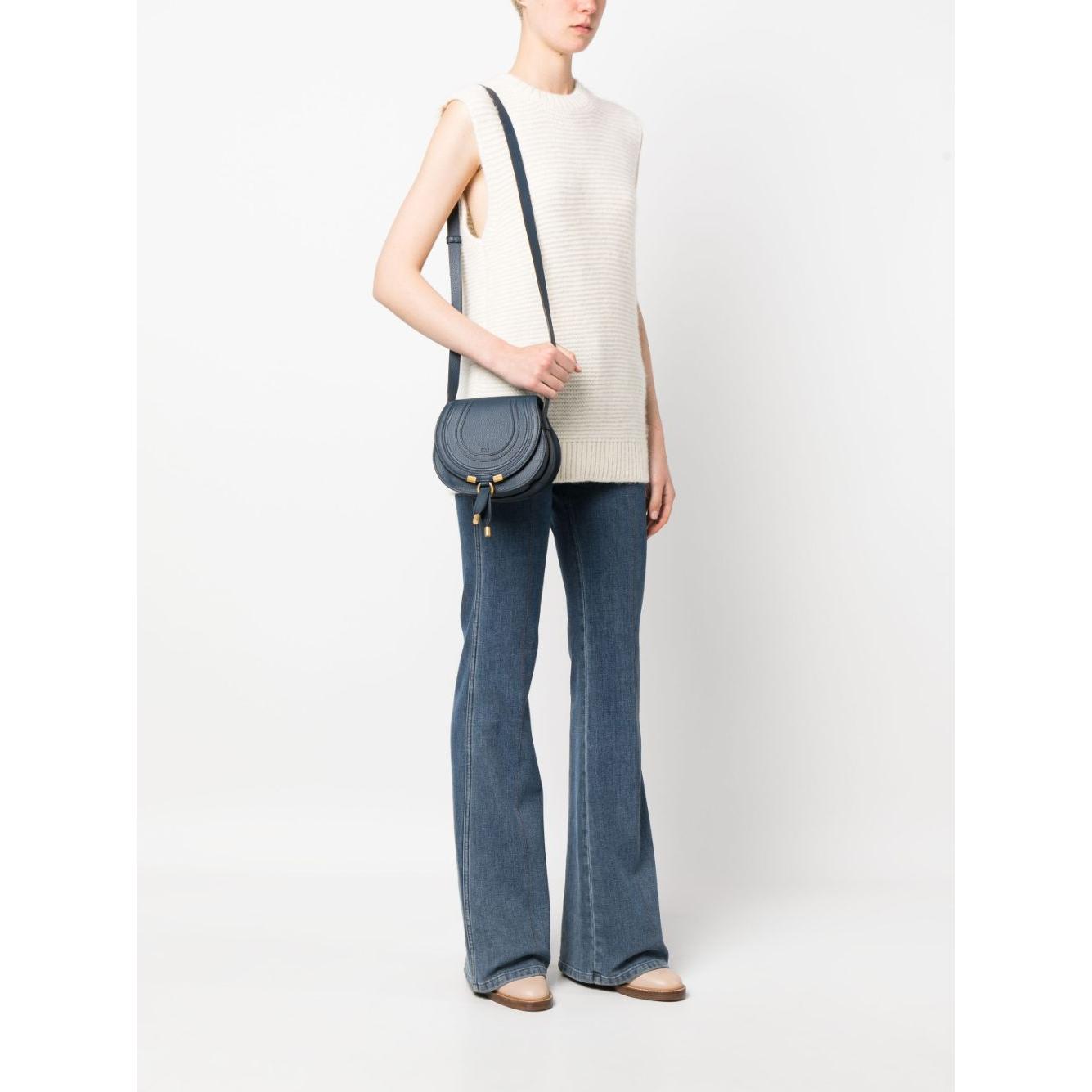 Chloè navy blue calf leather Cross-Body Bag Shoulder Chloè