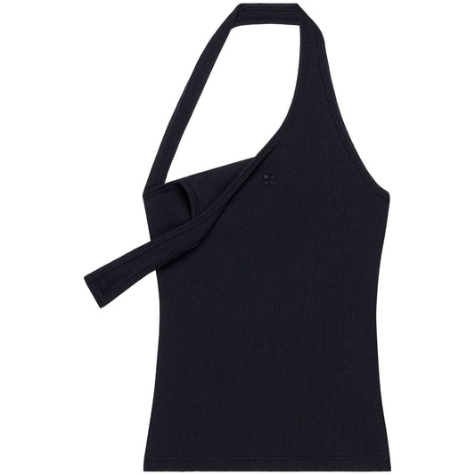 032C Courreges Top Black Topwear 032C