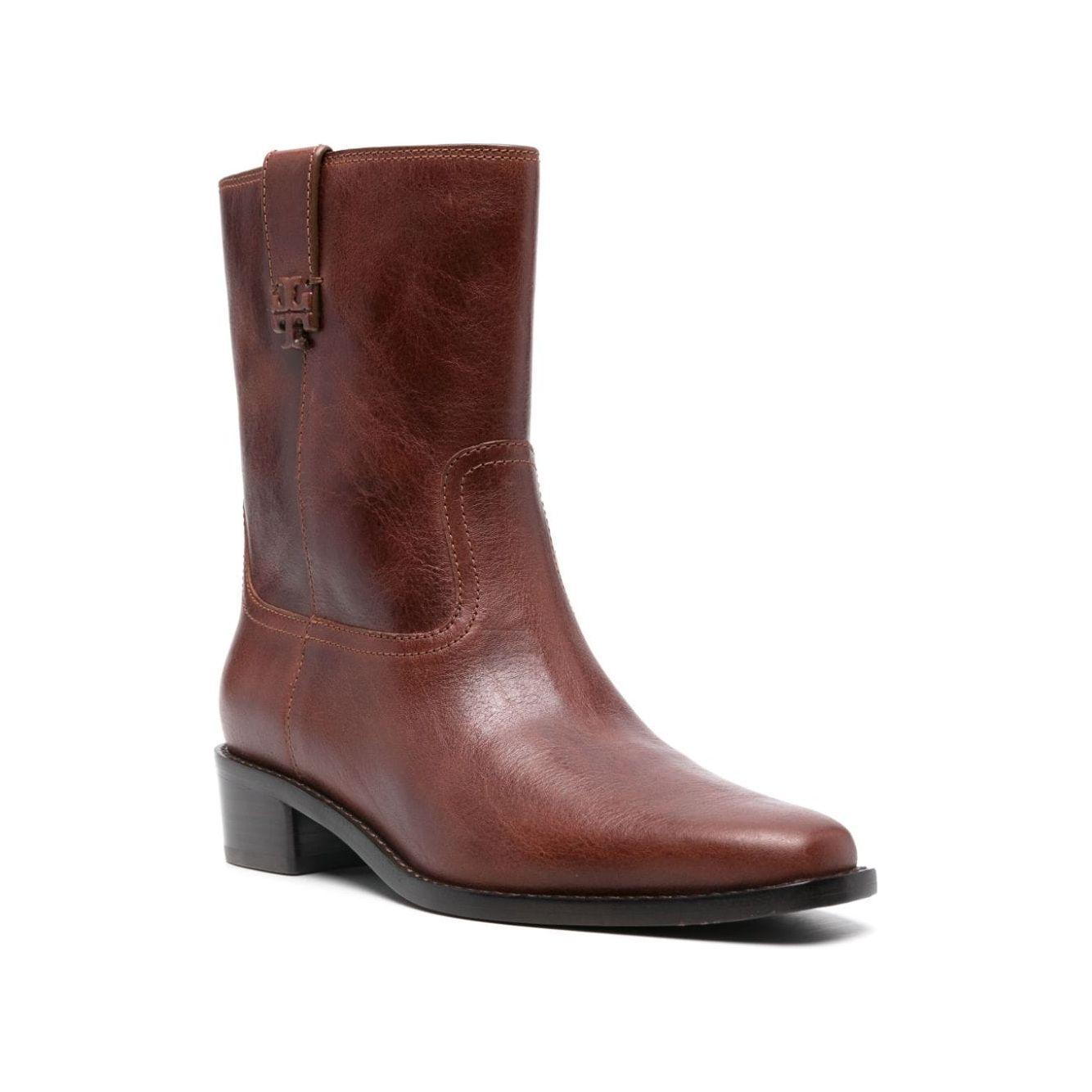 Tory Burch Boots Leather Brown Boots Tory Burch