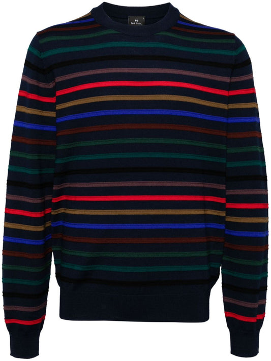 Paul Smith Sweaters Blue Topwear Paul Smith