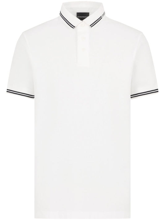 Emporio Armani T-shirts and Polos White Topwear Emporio Armani