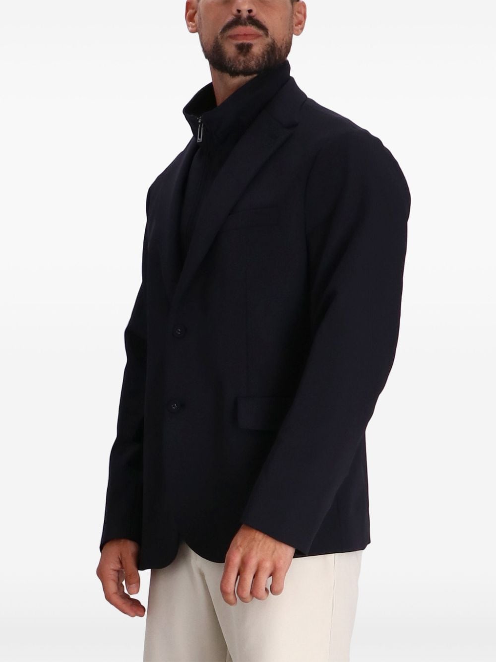 Emporio Armani Emporio Armani Jackets Blue Jackets Emporio Armani