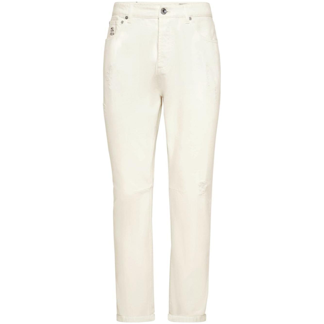 Brunello Cucinelli Jeans White