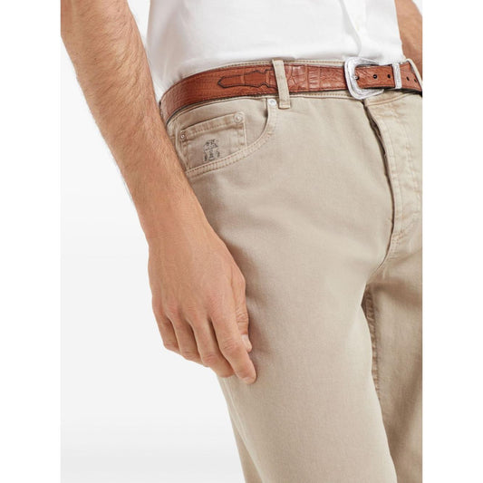 Brunello Cucinelli Jeans Beige Jeans Brunello Cucinelli