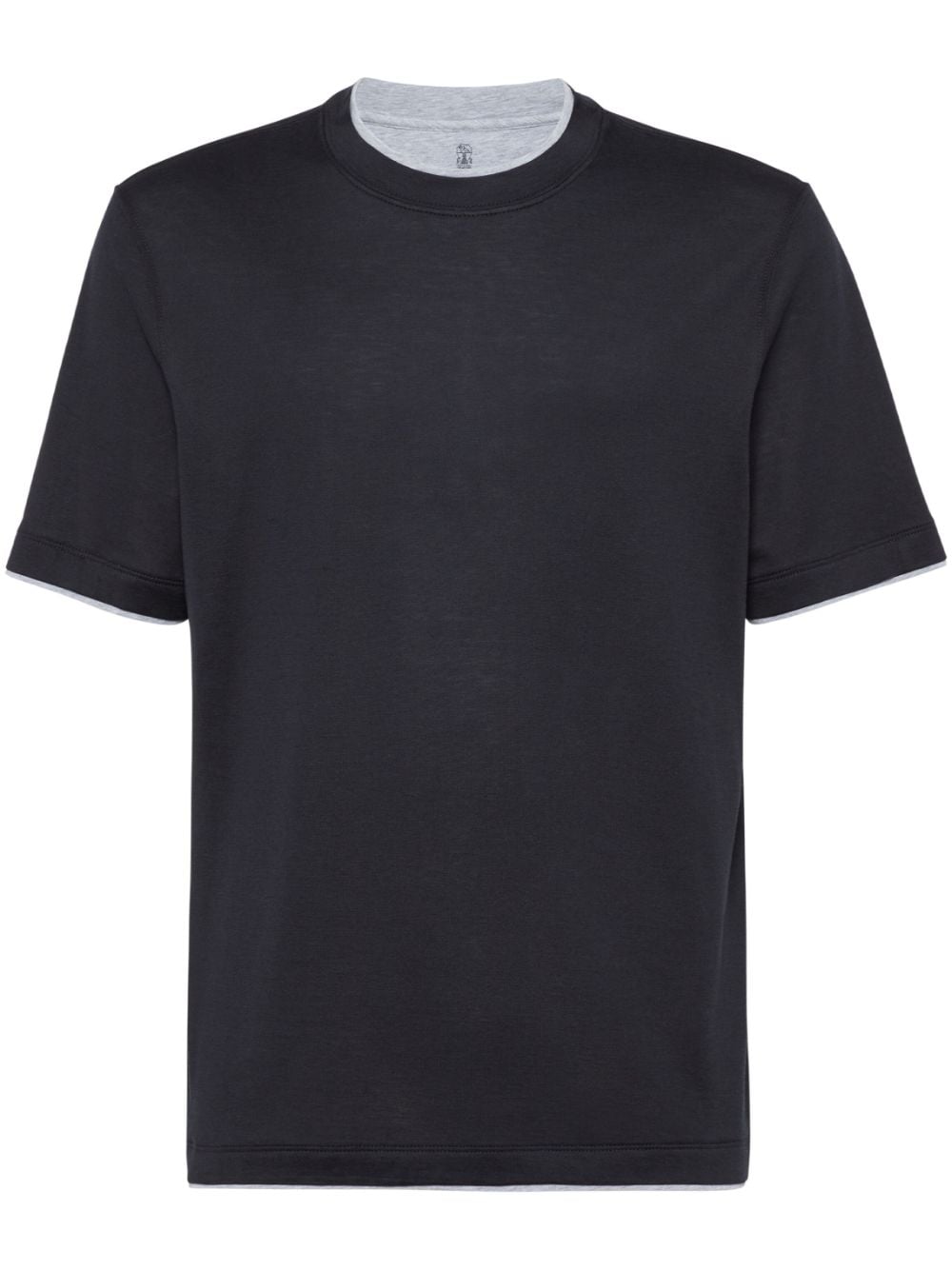 Brunello Cucinelli T-shirts and Polos Black Topwear Brunello Cucinelli