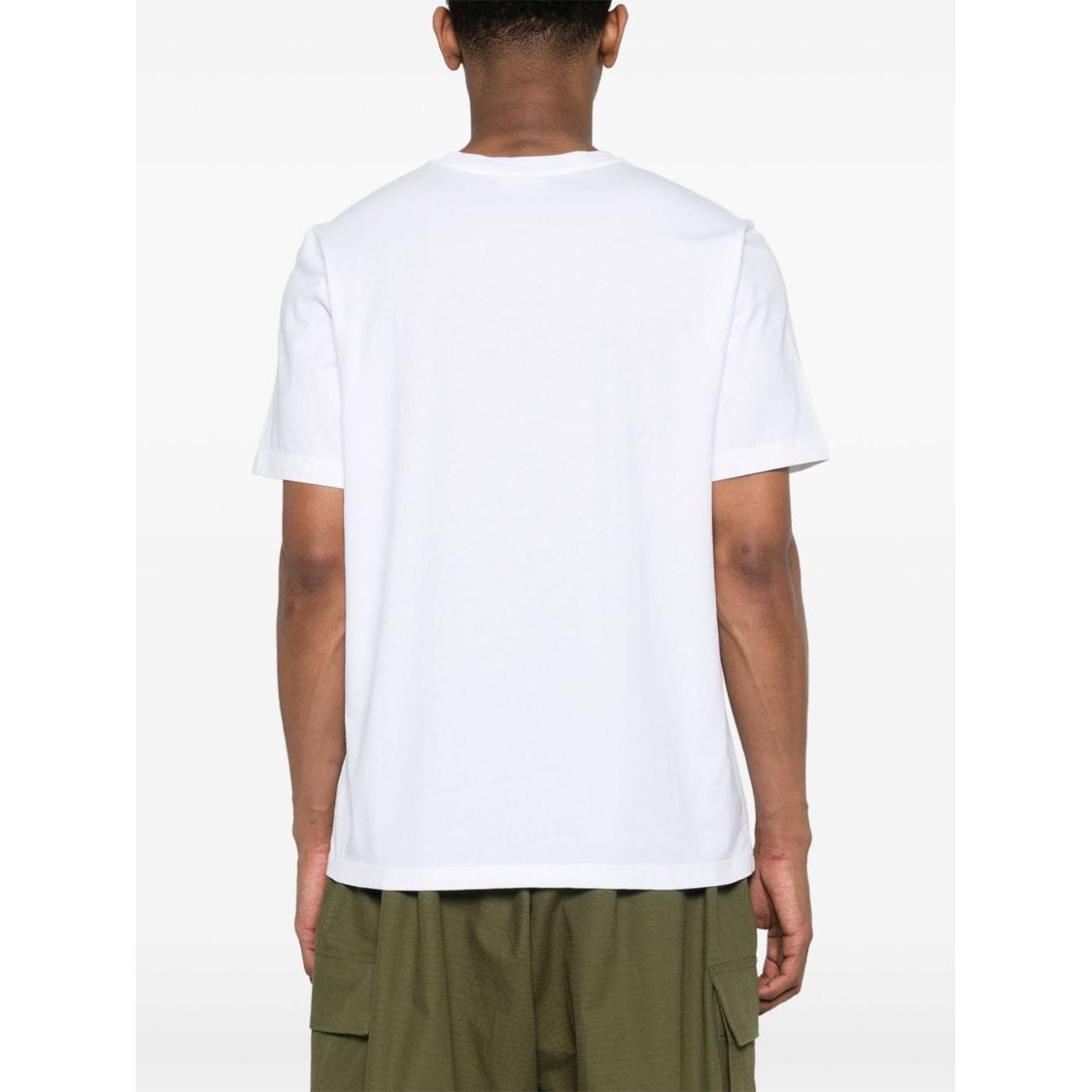 MAISON KITSUNE' T-shirts and Polos White Topwear Maison Kitsune'