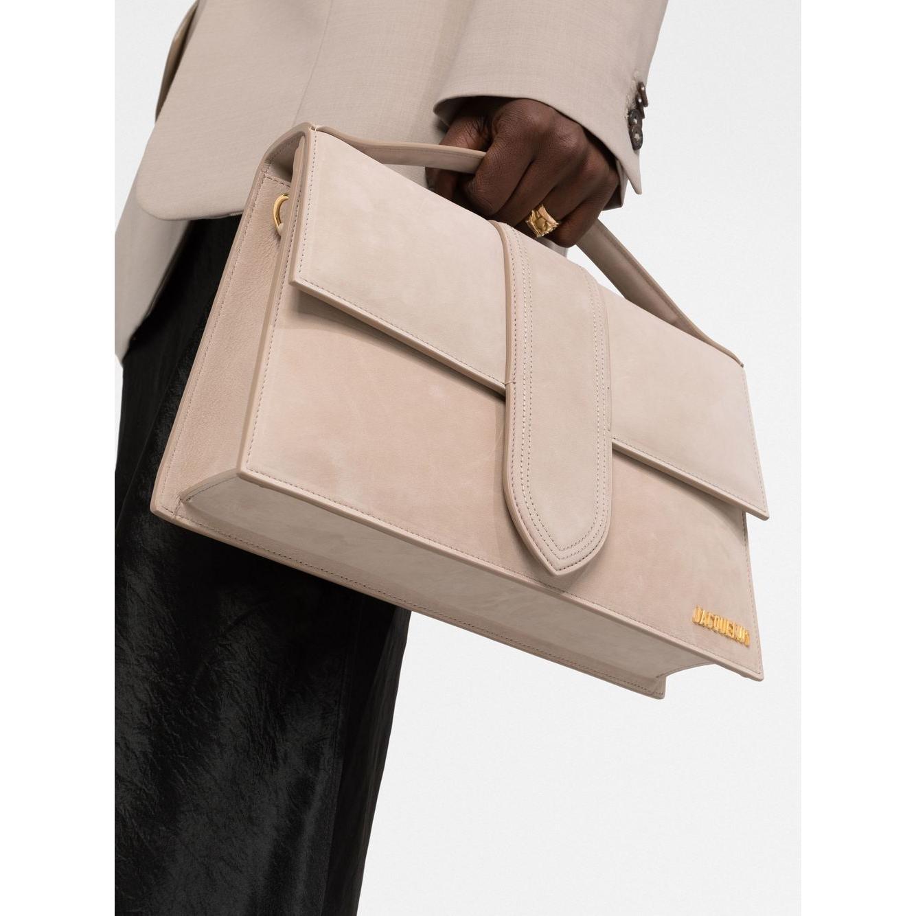 JACQUEMUS beige calf leather Bag Handbag JACQUEMUS