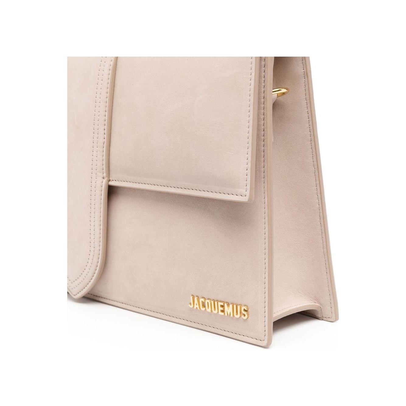 JACQUEMUS beige calf leather Bag Handbag JACQUEMUS