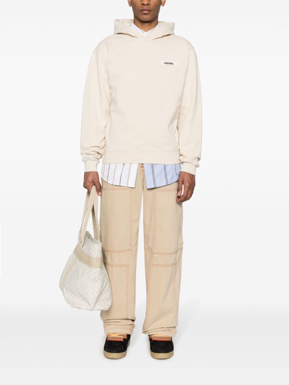 JACQUEMUS Sweaters Beige Topwear JACQUEMUS