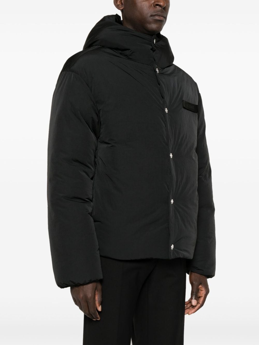 JACQUEMUS black shell padded design men Coats Jackets JACQUEMUS