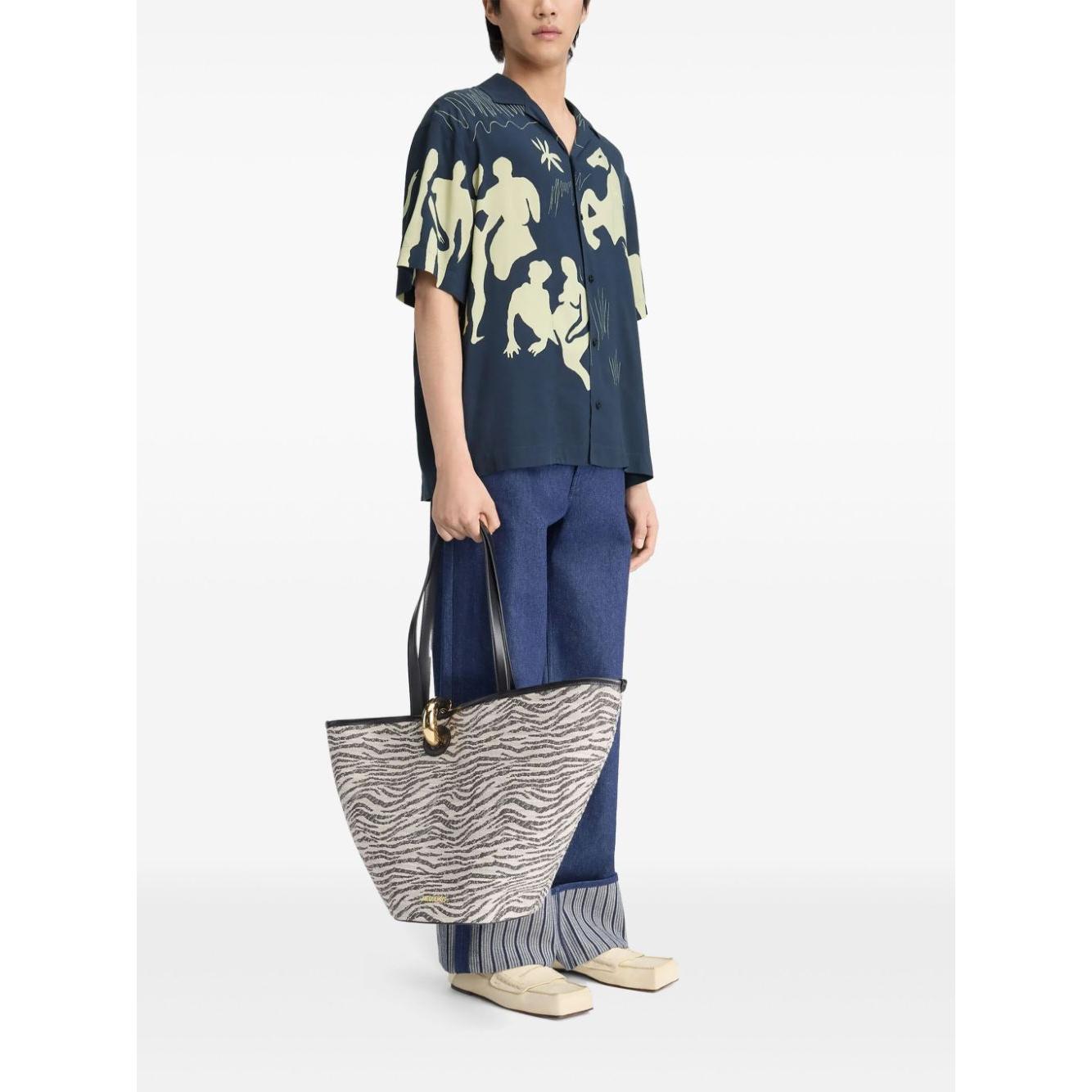 JACQUEMUS Shirts Blue Shirts JACQUEMUS