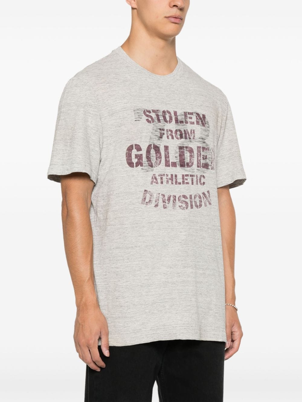 Golden Goose T-shirts Grey Topwear Golden Goose