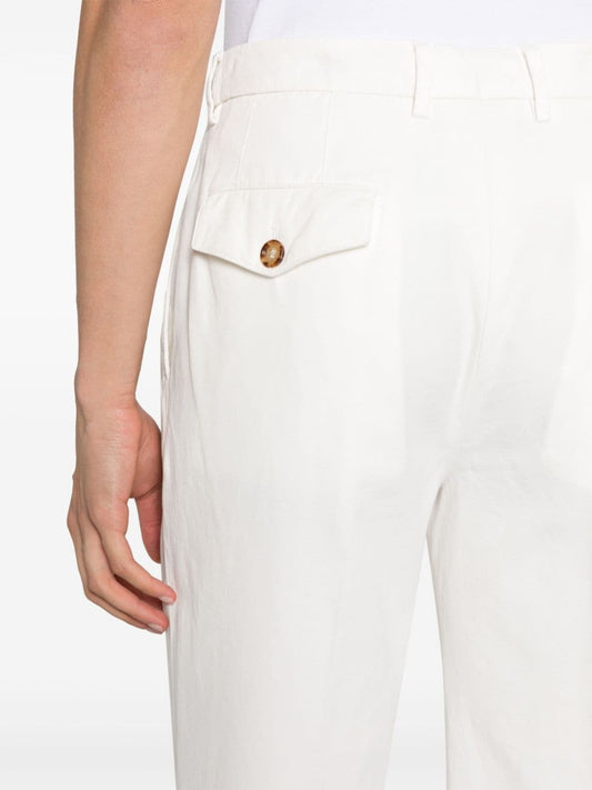 Brunello Cucinelli Trousers White Trousers Brunello Cucinelli