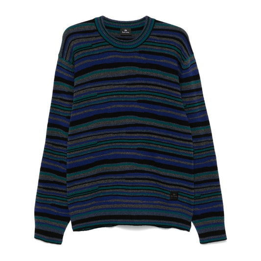 Paul Smith Sweaters Blue Topwear Paul Smith