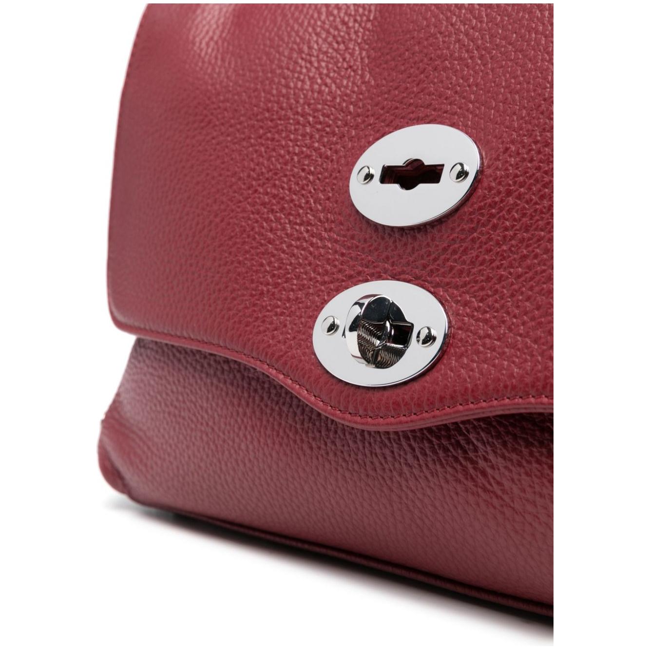 Zanellato red leather grained texture Bag Handbag Zanellato