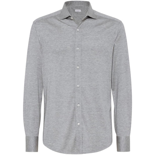 Brunello Cucinelli Shirts Light Grey