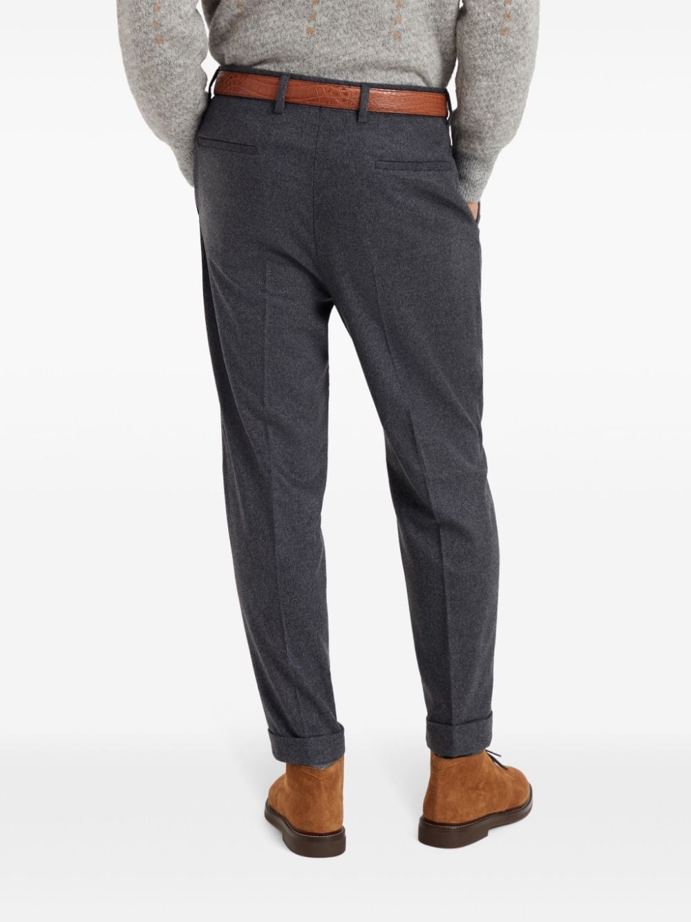 Brunello Cucinelli Trousers Grey Trousers Brunello Cucinelli