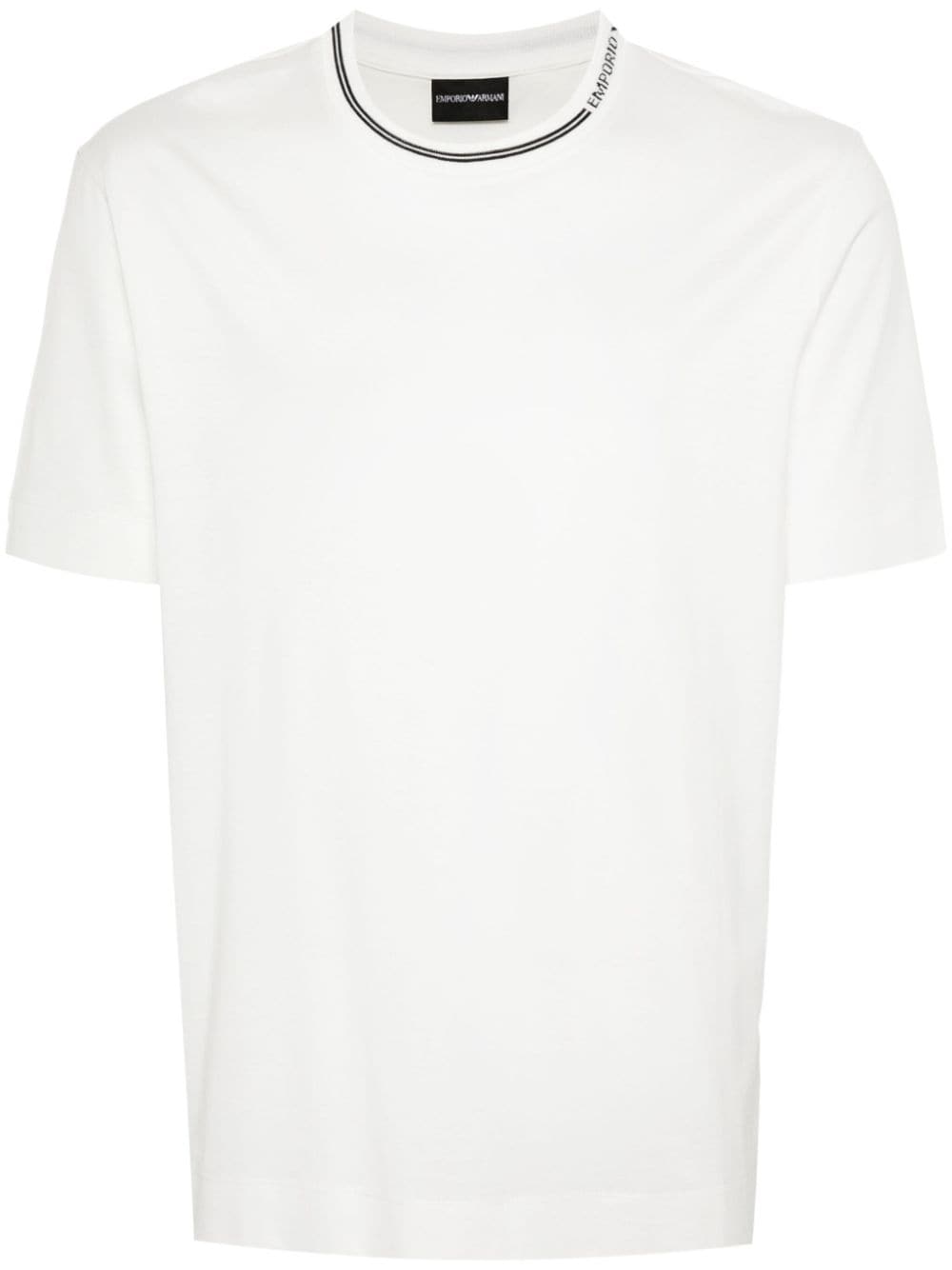 Emporio Armani T-shirts and Polos White Topwear Emporio Armani