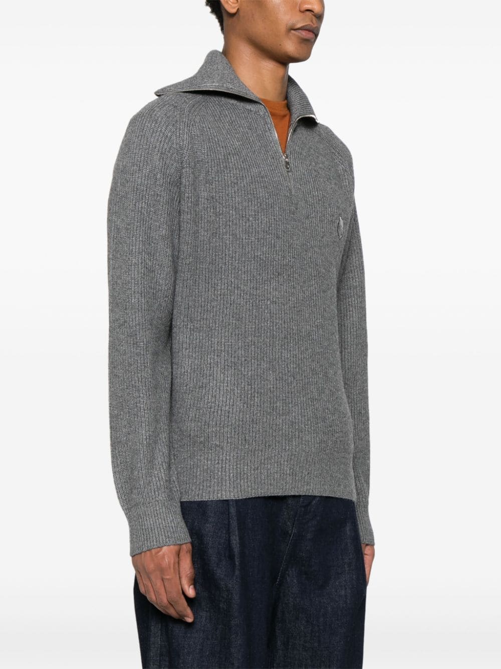 MAISON KITSUNE' Sweaters Grey Topwear Maison Kitsune'