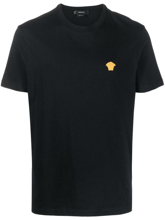 Versace Medusa T-Shirt in Black Topwear Versace