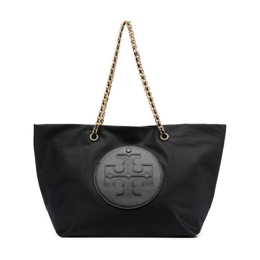 Tory Burch Ella Tote Bag Black Shopper Tory Burch