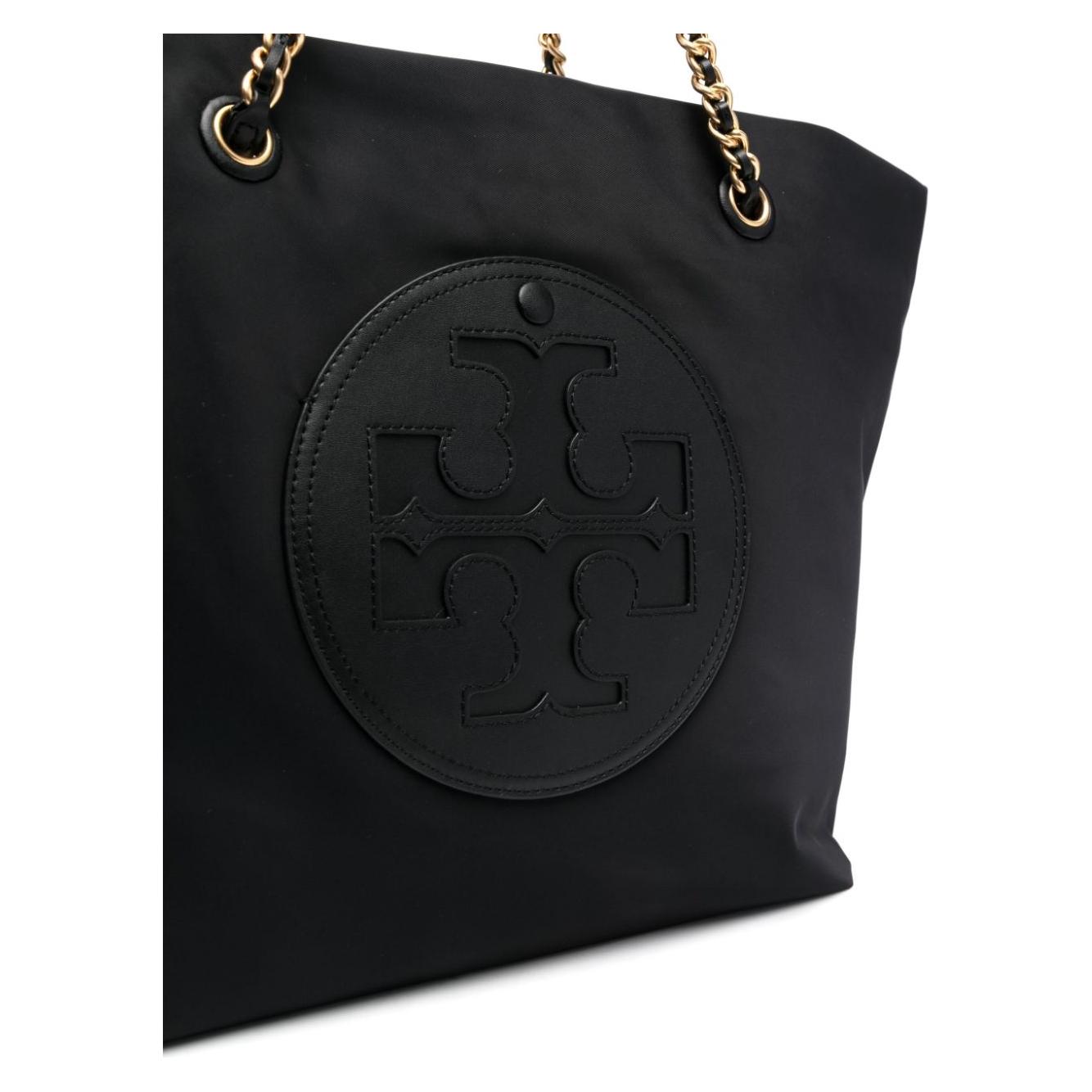 Tory Burch Ella Tote Bag Black Shopper Tory Burch