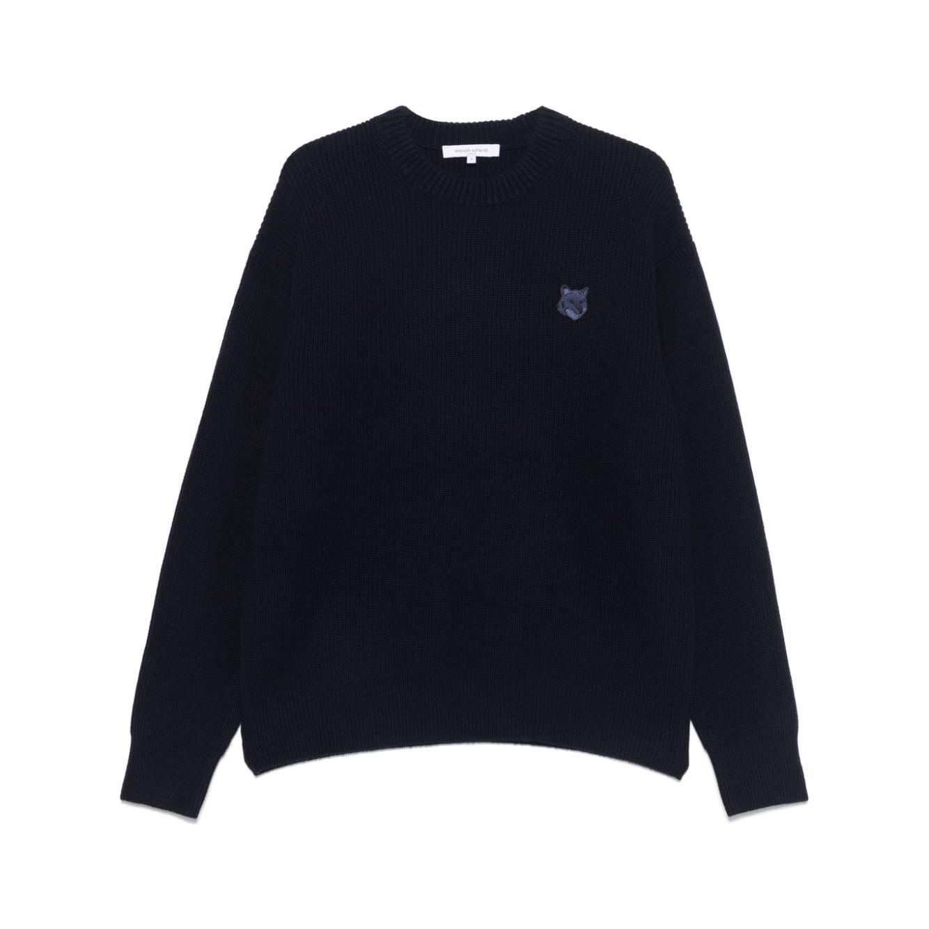 MAISON KITSUNE' Sweaters Blue Topwear Maison Kitsune'