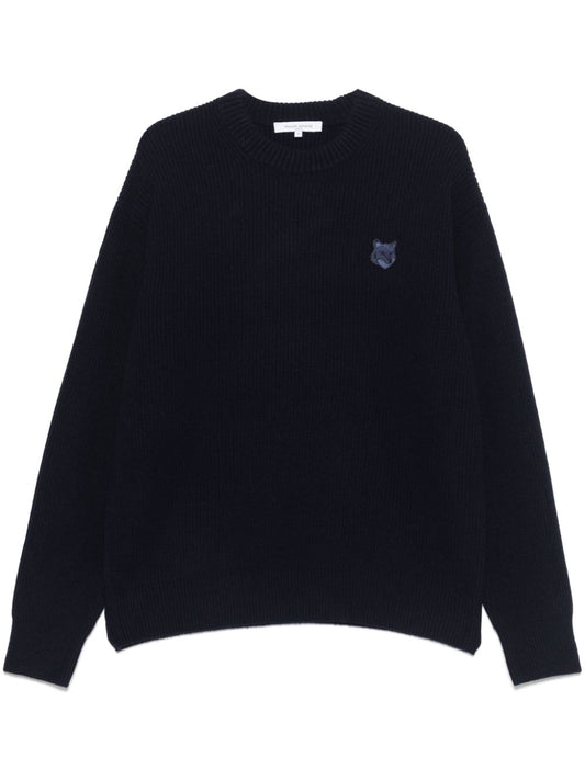 MAISON KITSUNE' Sweaters Blue Topwear Maison Kitsune'