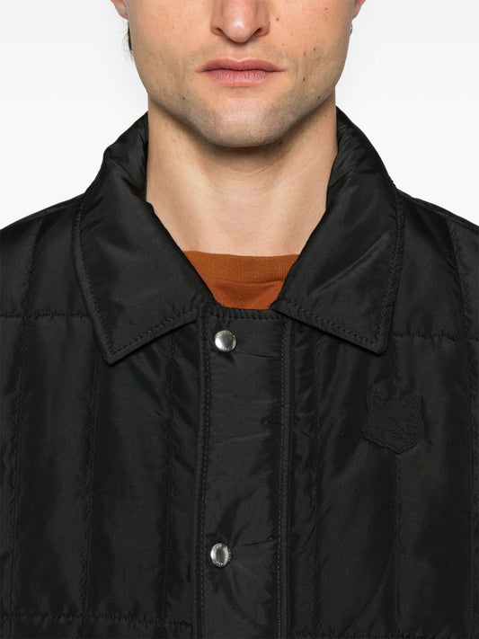 MAISON KITSUNE' Jackets Black Jackets Maison Kitsune'