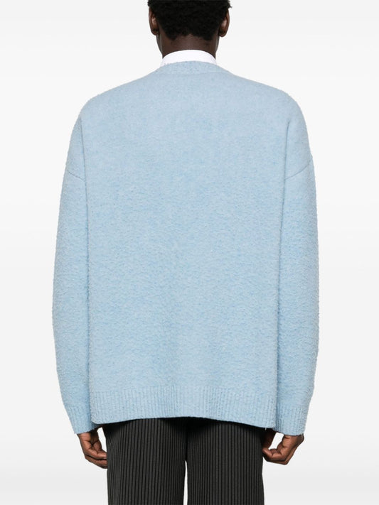 Emporio Armani Sweaters Clear Blue Topwear Emporio Armani