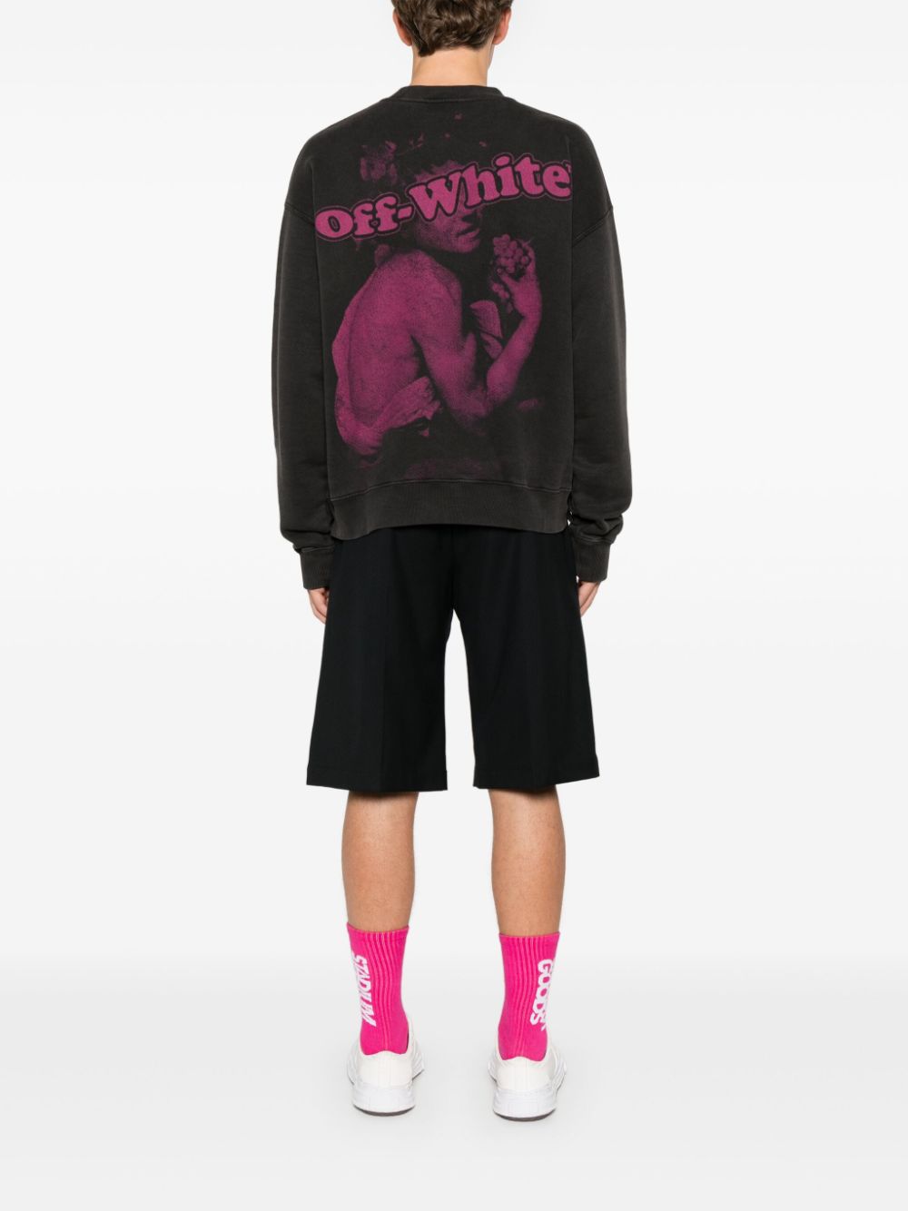 Off-White Men Sweaters Black Topwear Off White