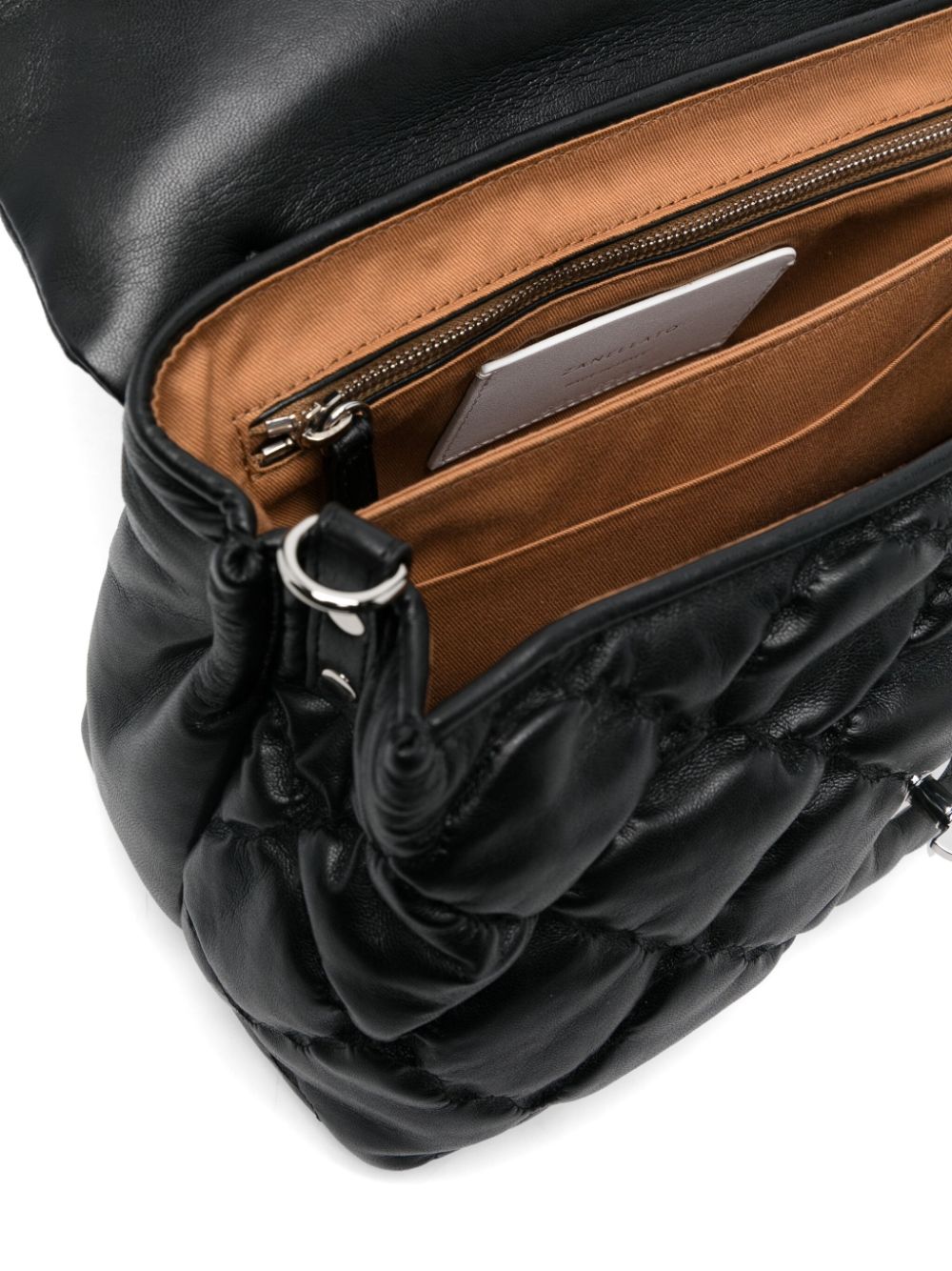 Zanellato black leather matelassé handbag Handbag Zanellato