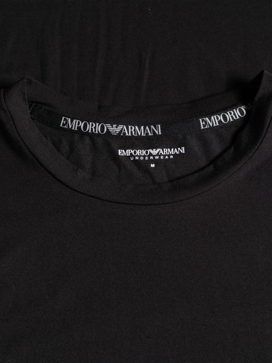 Emporio Armani T-shirts and Polos Black Topwear Emporio Armani