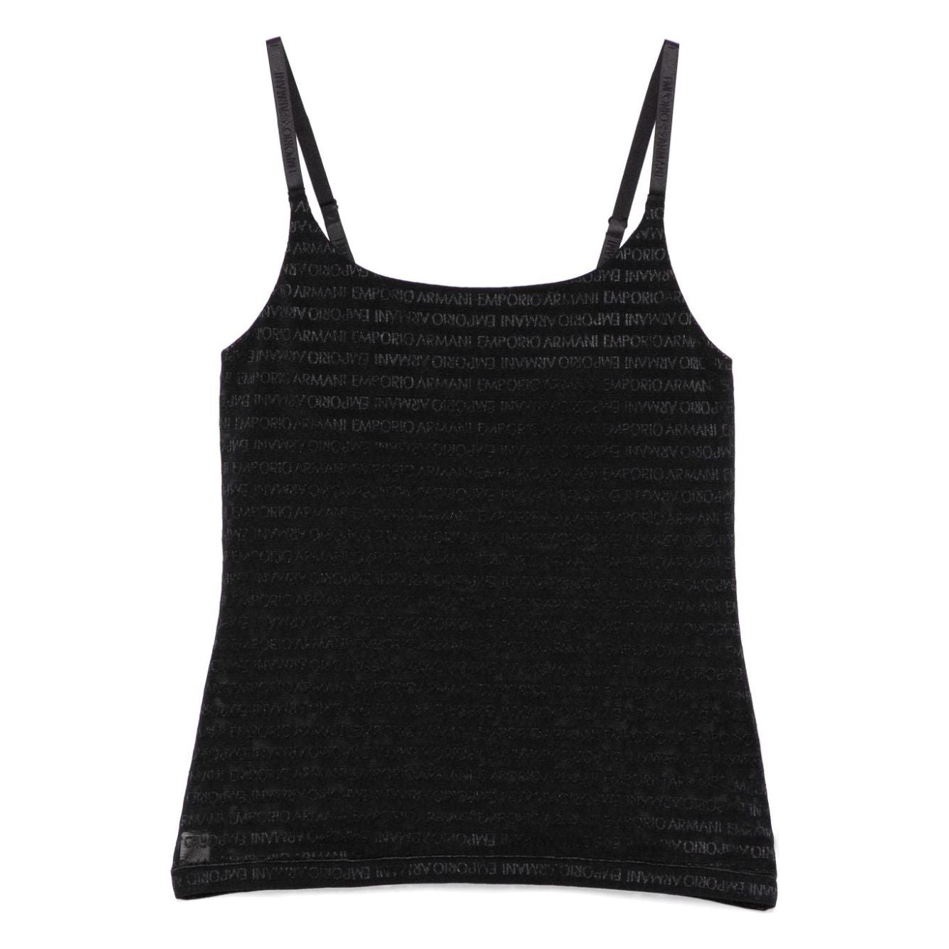 Emporio Armani Top Black Topwear Emporio Armani