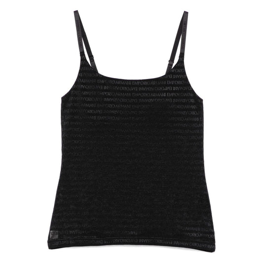 Emporio Armani Top Black Topwear Emporio Armani