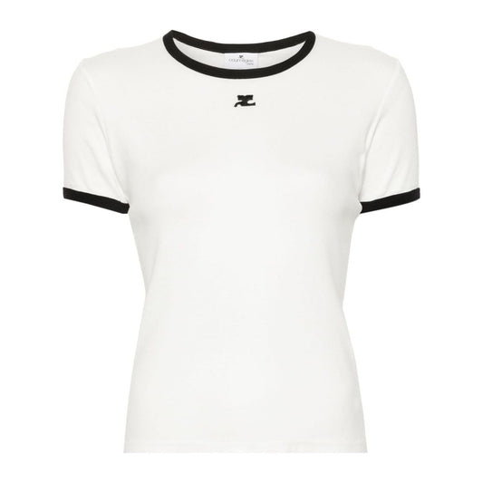 COURREGES PRE T-shirts and Polos White Topwear Courreges Pre