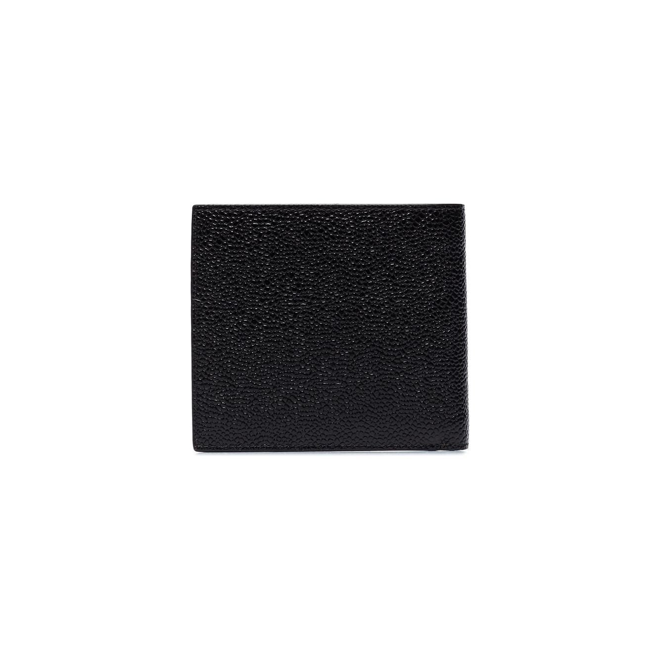 Thom Browne Wallets Black Small Leather Goods Thom Browne