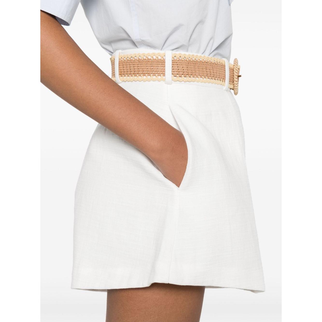 Zimmermann Shorts White Short trousers Zimmermann