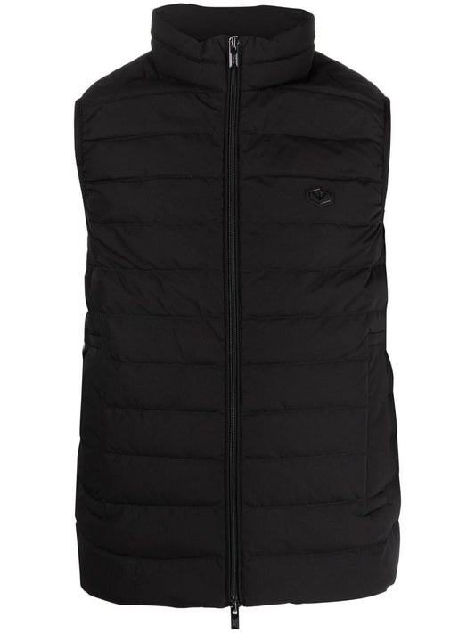 Emporio Armani Sleeveless full-zip down jacket Vests Emporio Armani