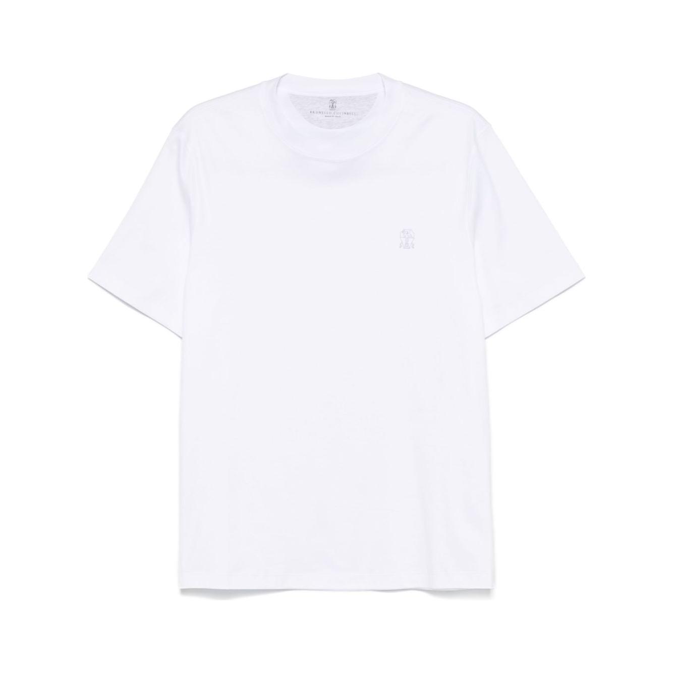 Brunello Cucinelli T-shirts and Polos White Topwear Brunello Cucinelli