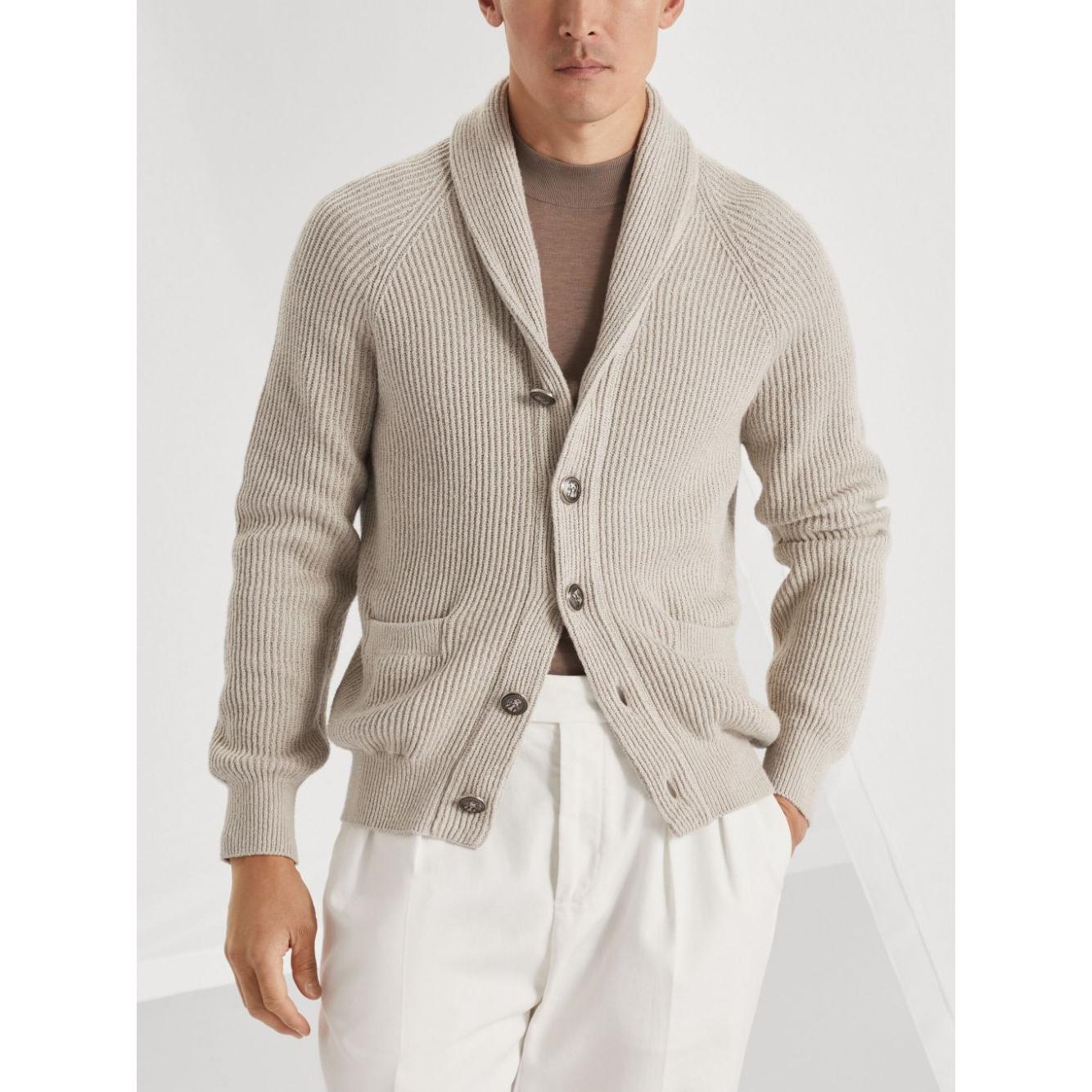 Brunello Cucinelli Sweaters Beige Topwear Brunello Cucinelli