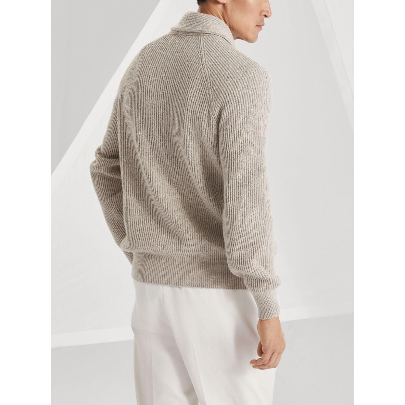 Brunello Cucinelli Sweaters Beige Topwear Brunello Cucinelli