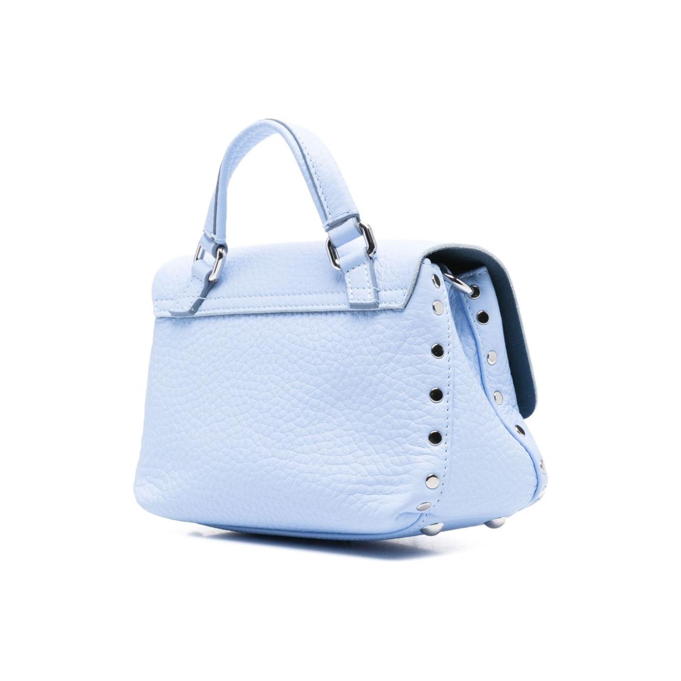 Zanellato Postina Centauro Baby Tote Bag Clear Blue Handbag Zanellato