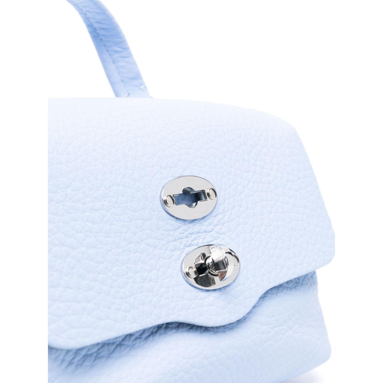 Zanellato Postina Centauro Baby Tote Bag Clear Blue Handbag Zanellato