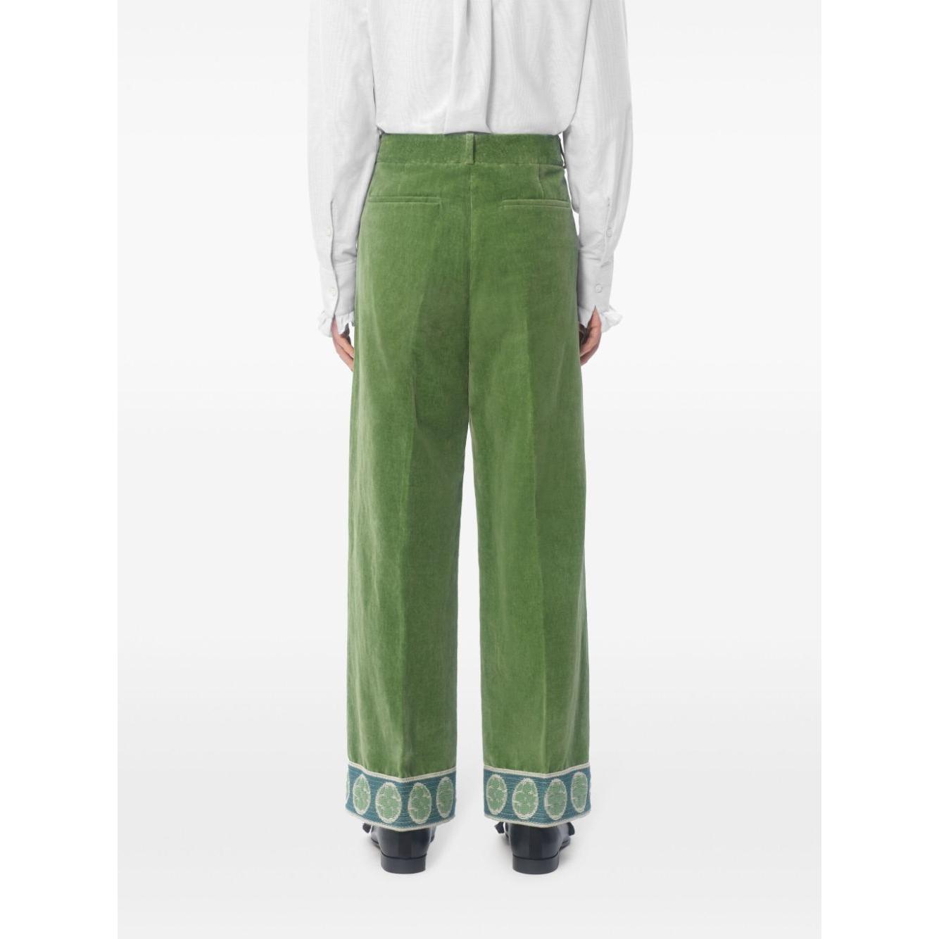 Valentino Trousers Green Trousers Valentino