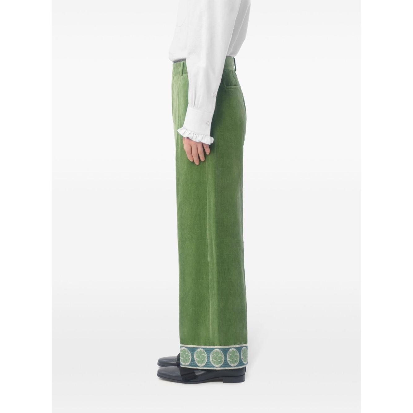 Valentino Trousers Green Trousers Valentino