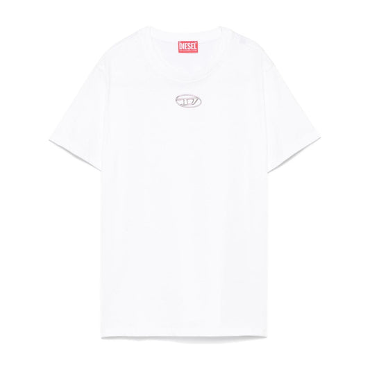 Diesel T-shirts and Polos White Topwear Diesel