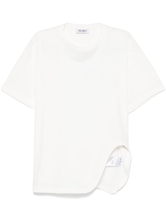 The Attico T-shirts and Polos White Topwear The Attico