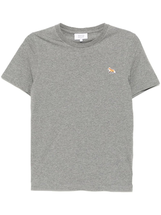 MAISON KITSUNE' T-shirts and Polos Grey Topwear Maison Kitsune