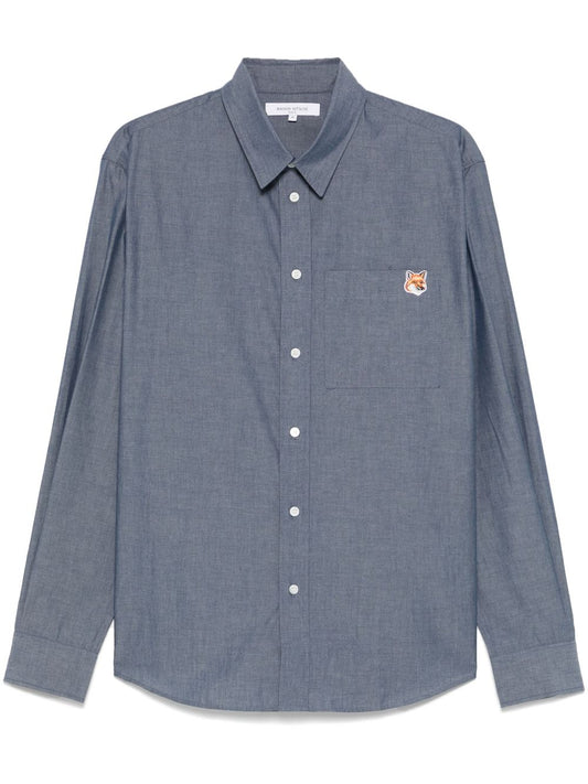 Maison Kitsune fox head shirt Shirts Maison Kitsune